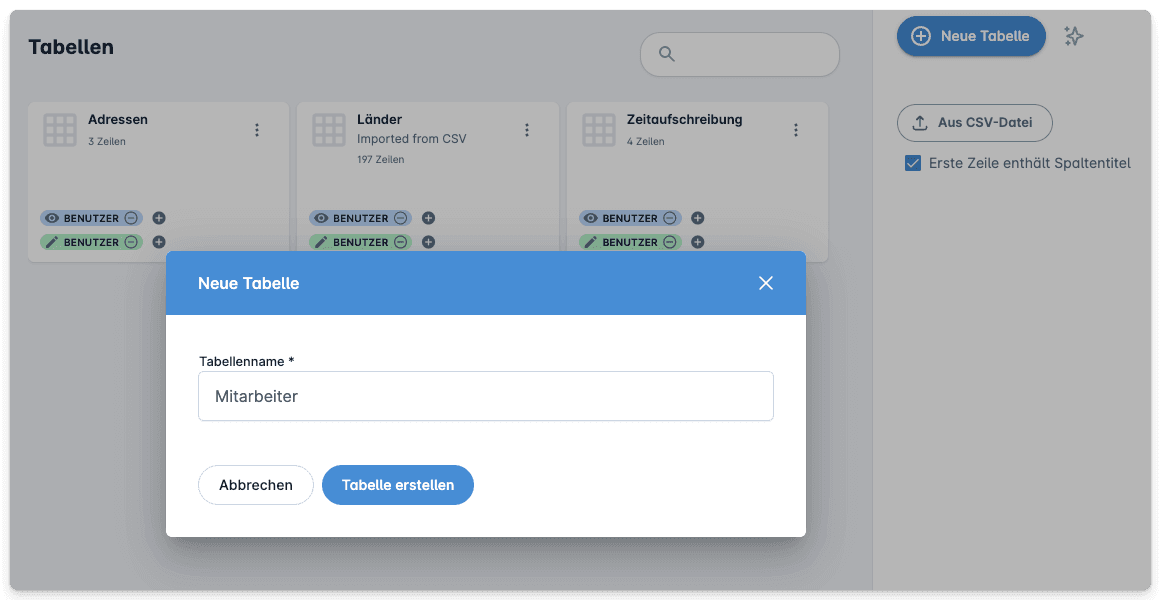 API Token erstellen